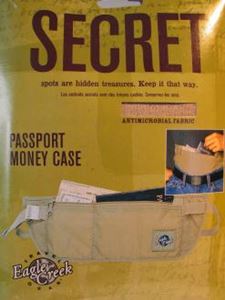 Afbeelding van Heuptasje voor paspoort en geld
